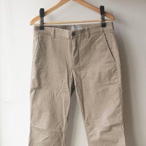 Slim-Fit Khaki Pant
